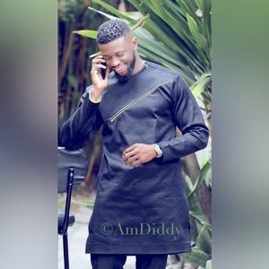 Brand new  Men Designed navy blue outfit